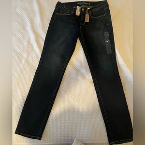 NWT American Eagle Dark Skinny Stretch Jeans, Sz 12